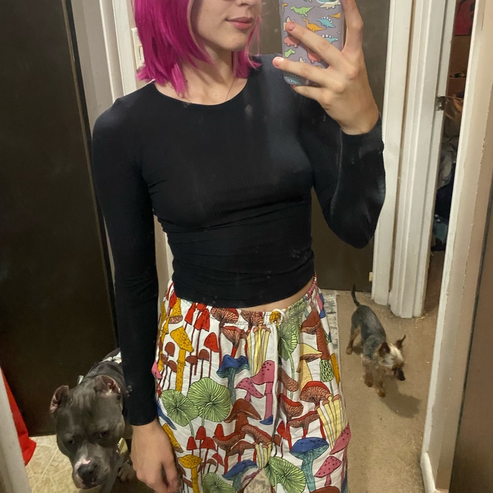 Backless shirt